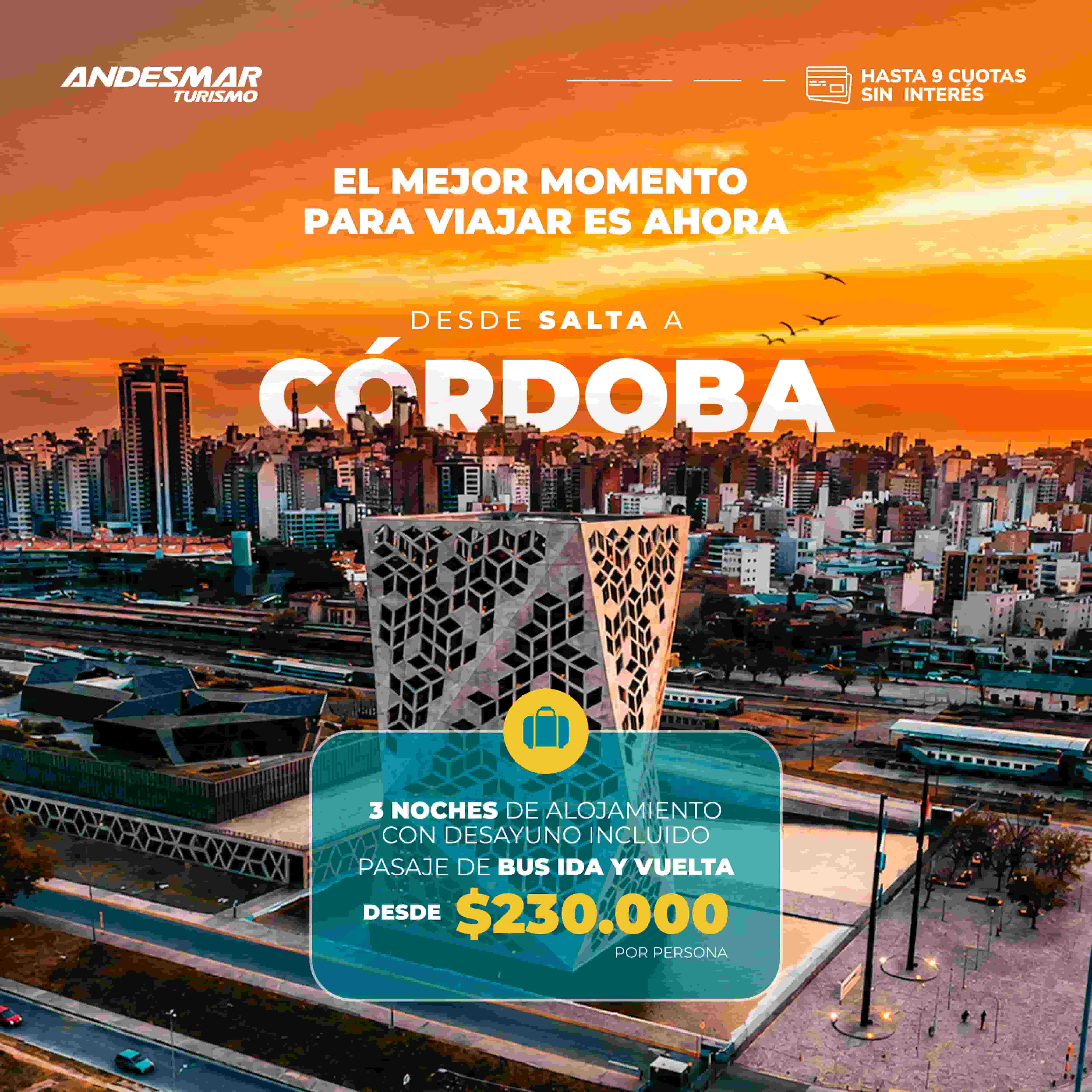 Cordoba desde Salta
